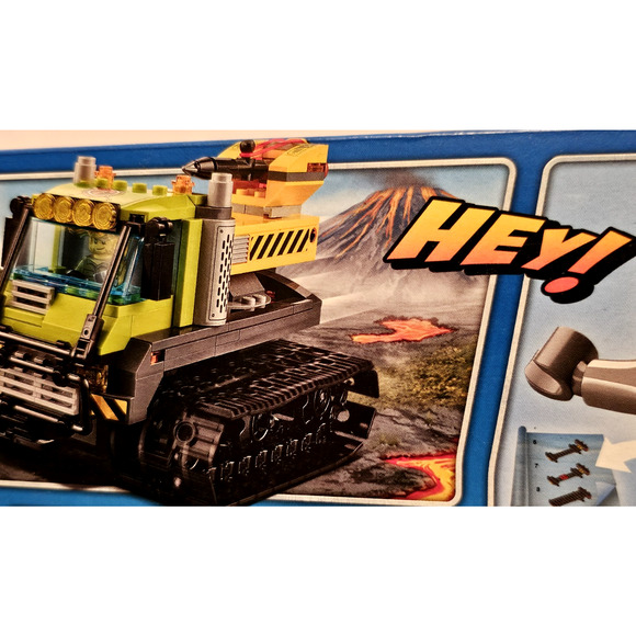 VOLCANO CRAWLER Lego City LEGO Set #60122 NEW Sealed RETIRED Unopened - Picture 4 of 10